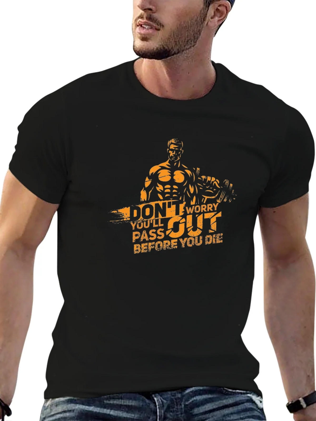 Workout T-Shirt: Dont Worry Youll Pass Out product image 6