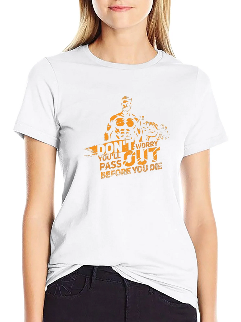 Workout T-Shirt: Dont Worry Youll Pass Out product image 8