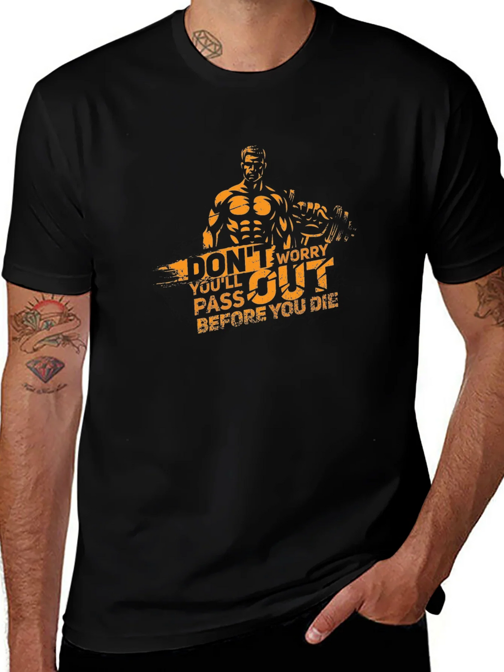 Workout T-Shirt: Dont Worry Youll Pass Out product image 1