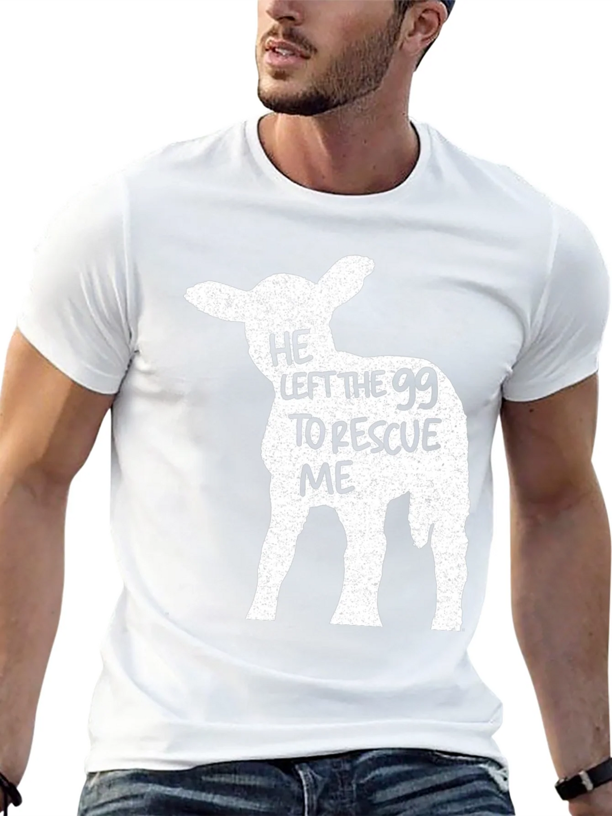 He Left The 99 to Rescue Me T-Shirt product image 9