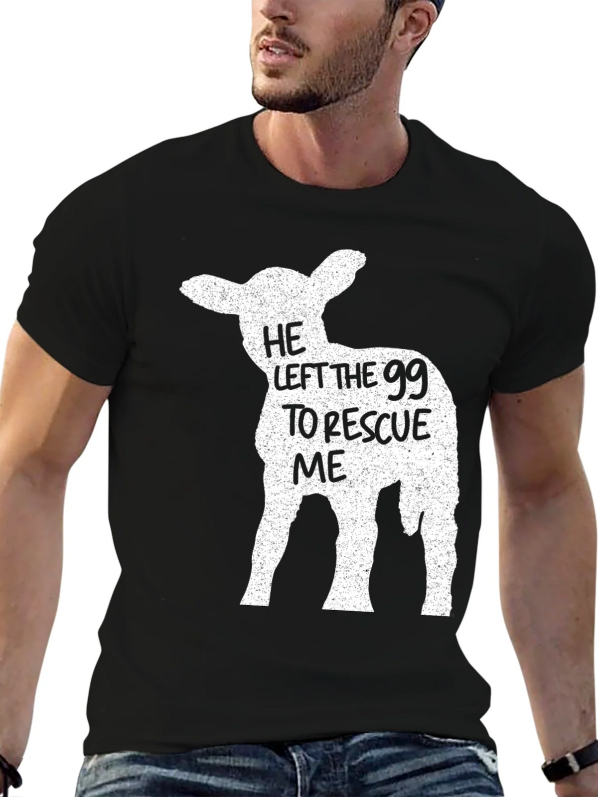 He Left The 99 to Rescue Me T-Shirt product image 3