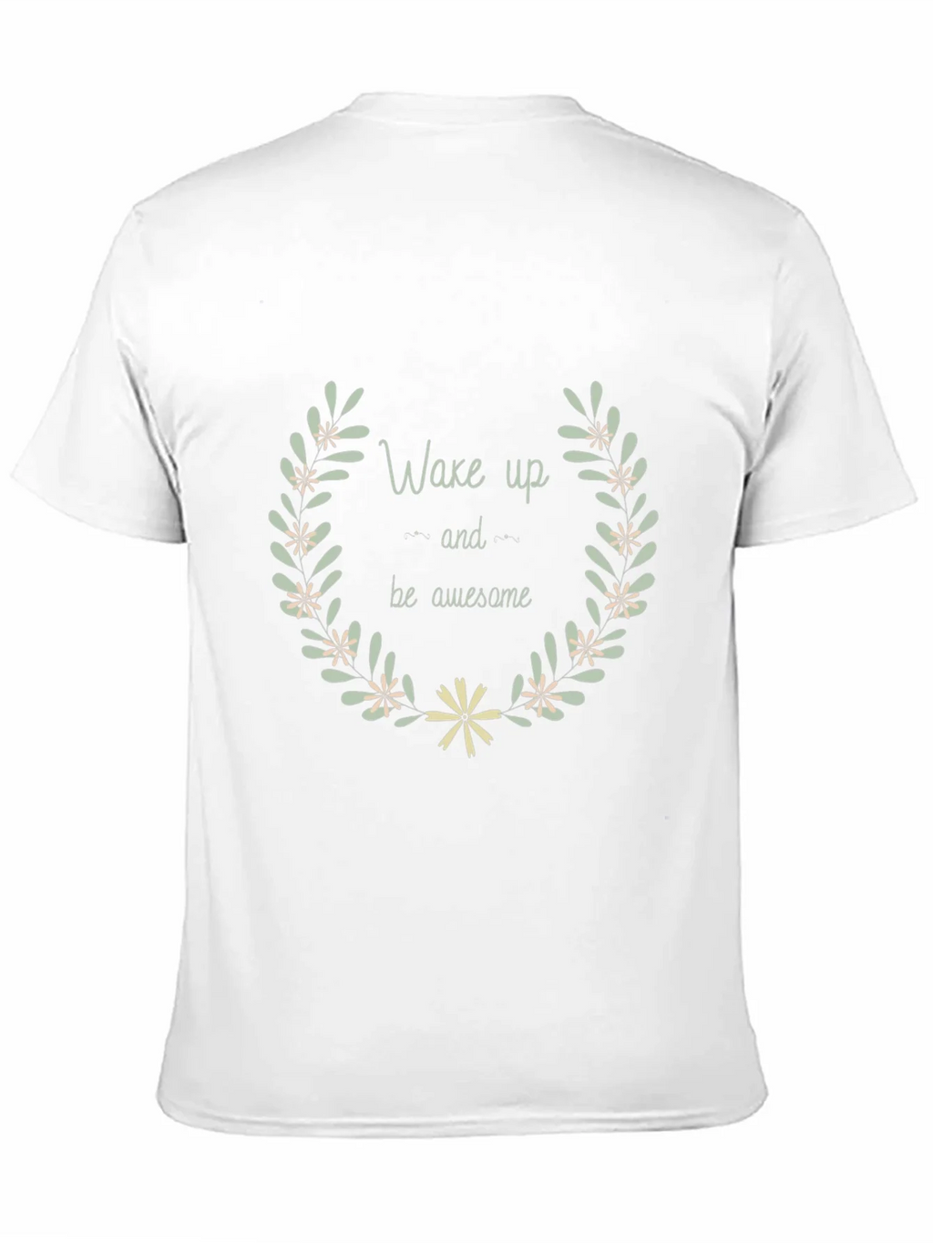 Wake Up & Be Awesome Black Graphic Tee product image 10