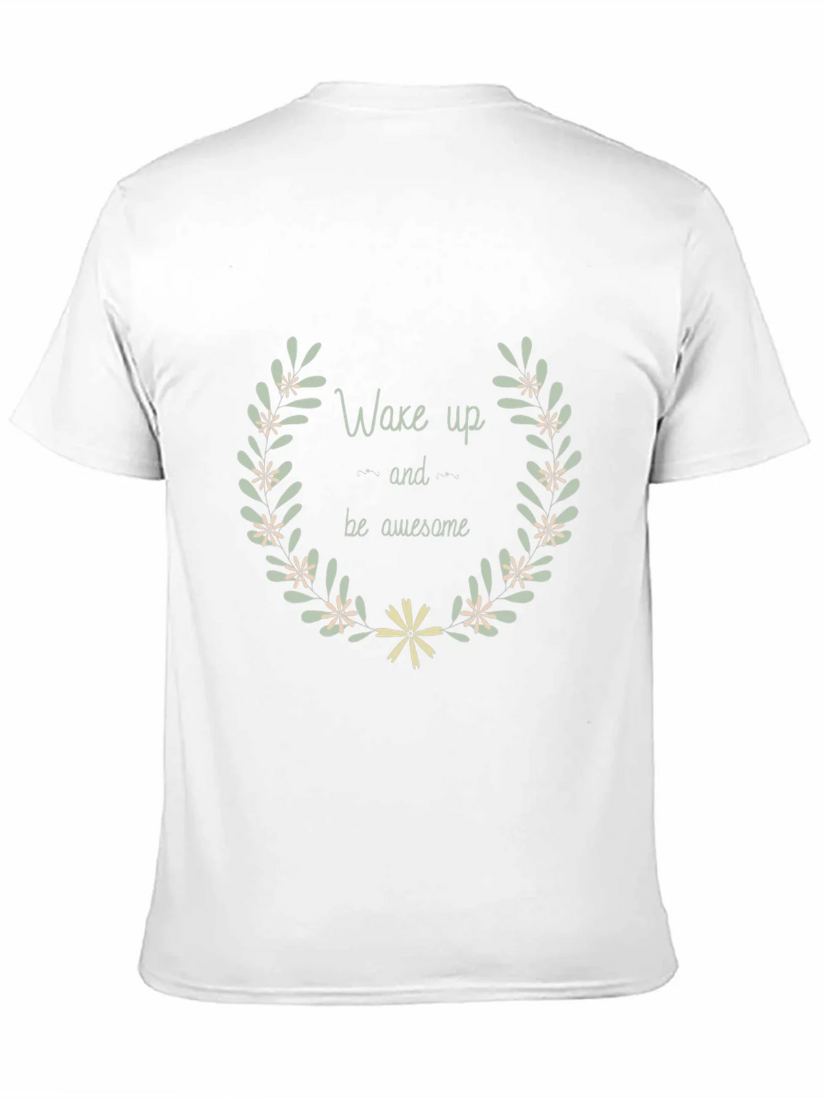 Wake Up & Be Awesome Black Graphic Tee product image 10