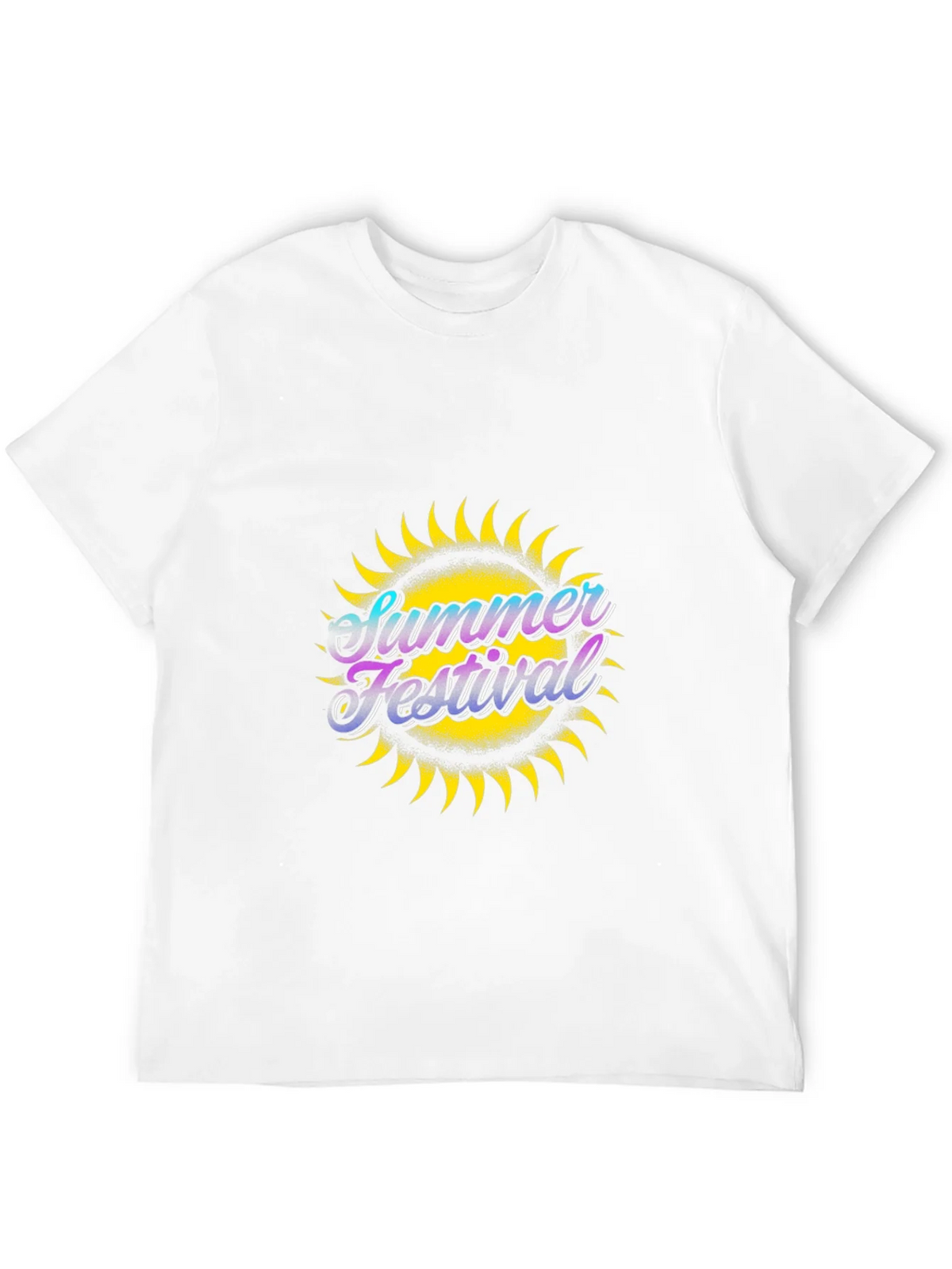 Summer Festival Graphic Black T-Shirt product image 11