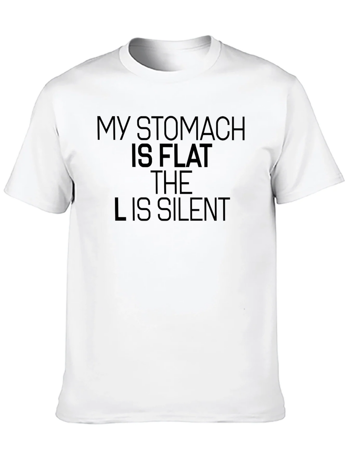 Funny My Stomach Is Flat T-Shirt product image 9