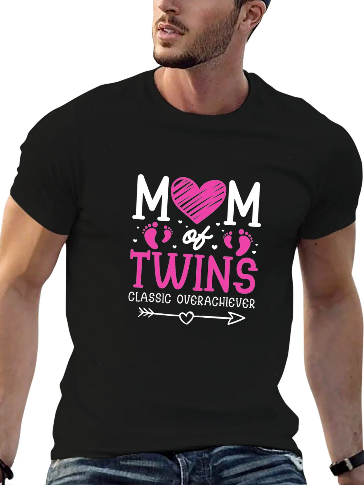 Mom of Twins Classic Overachiever T-Shirt product image 6