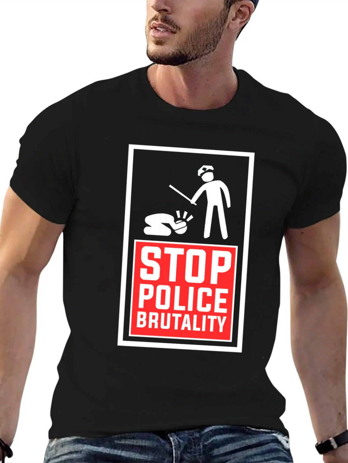 Stop Police Brutality Graphic Tee product image 6