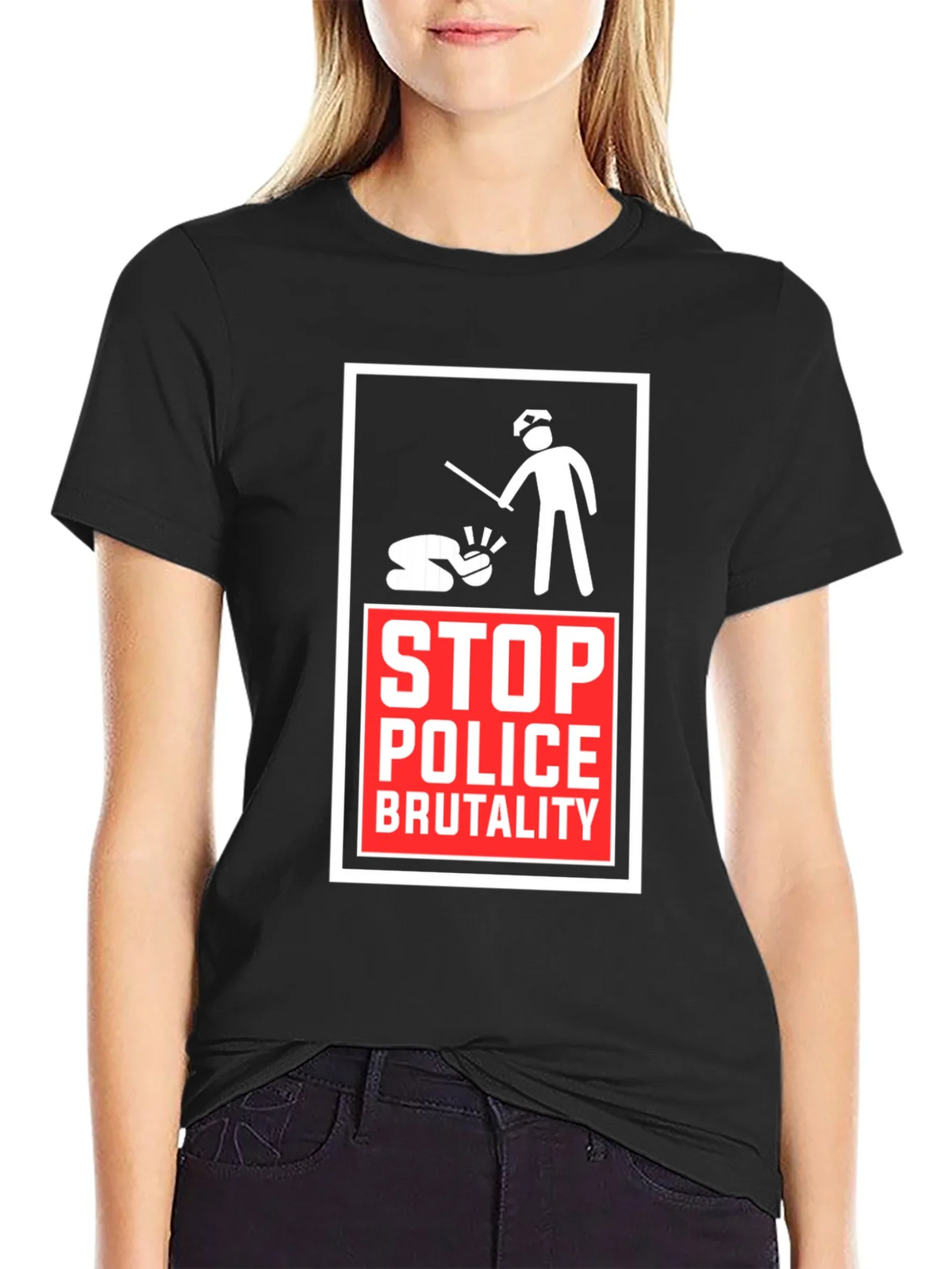 Stop Police Brutality Graphic Tee product image 2