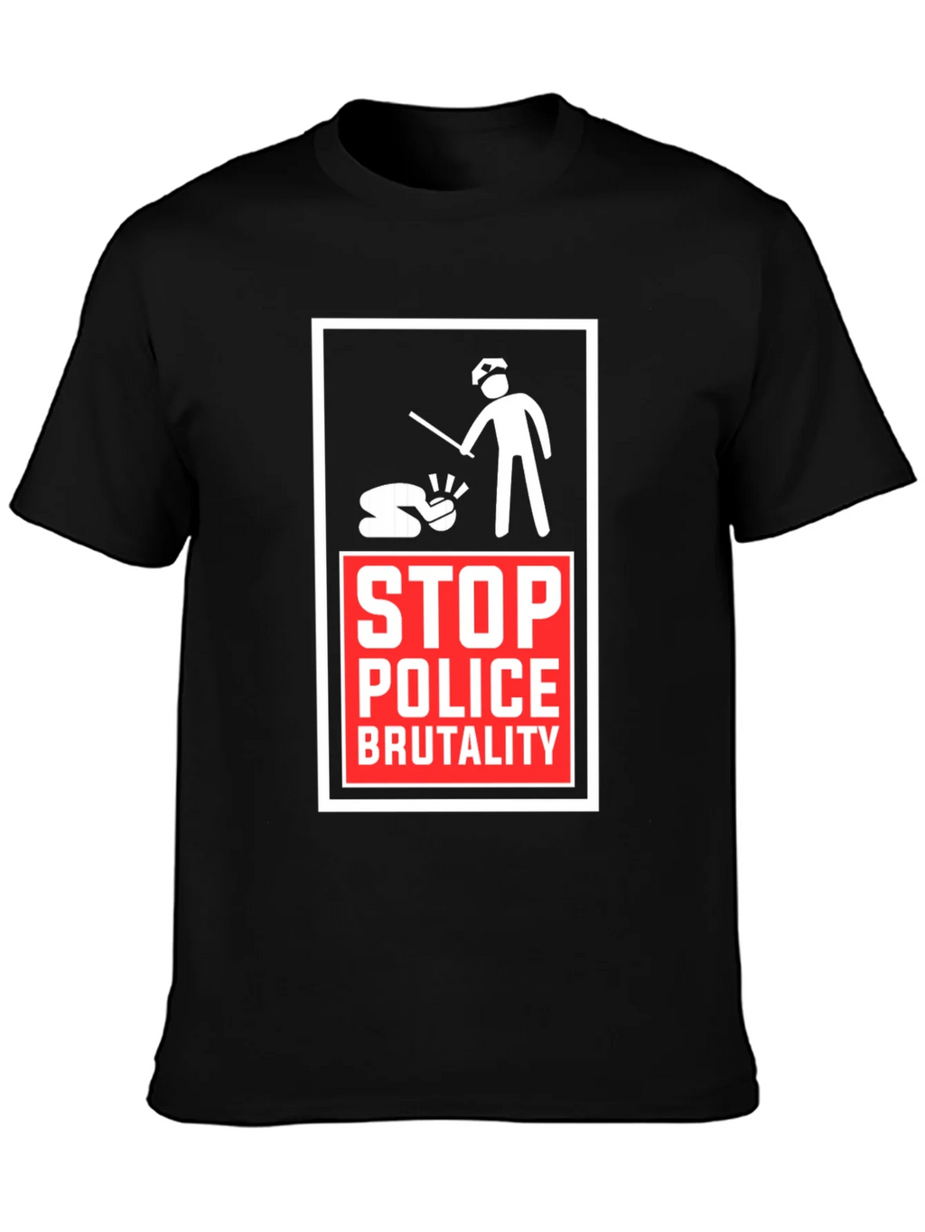 Stop Police Brutality Graphic Tee product image 3