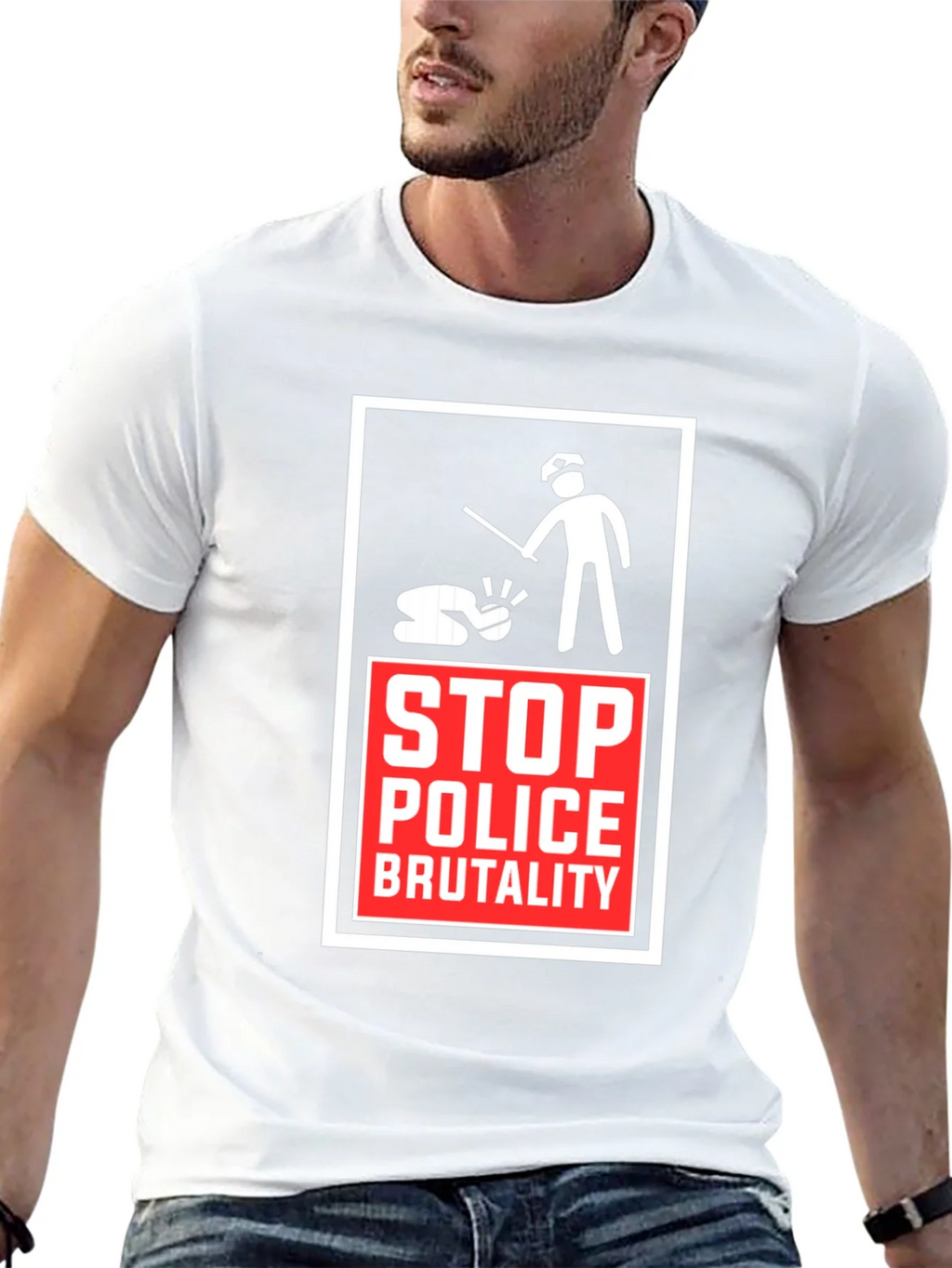 Stop Police Brutality Graphic Tee product image 12