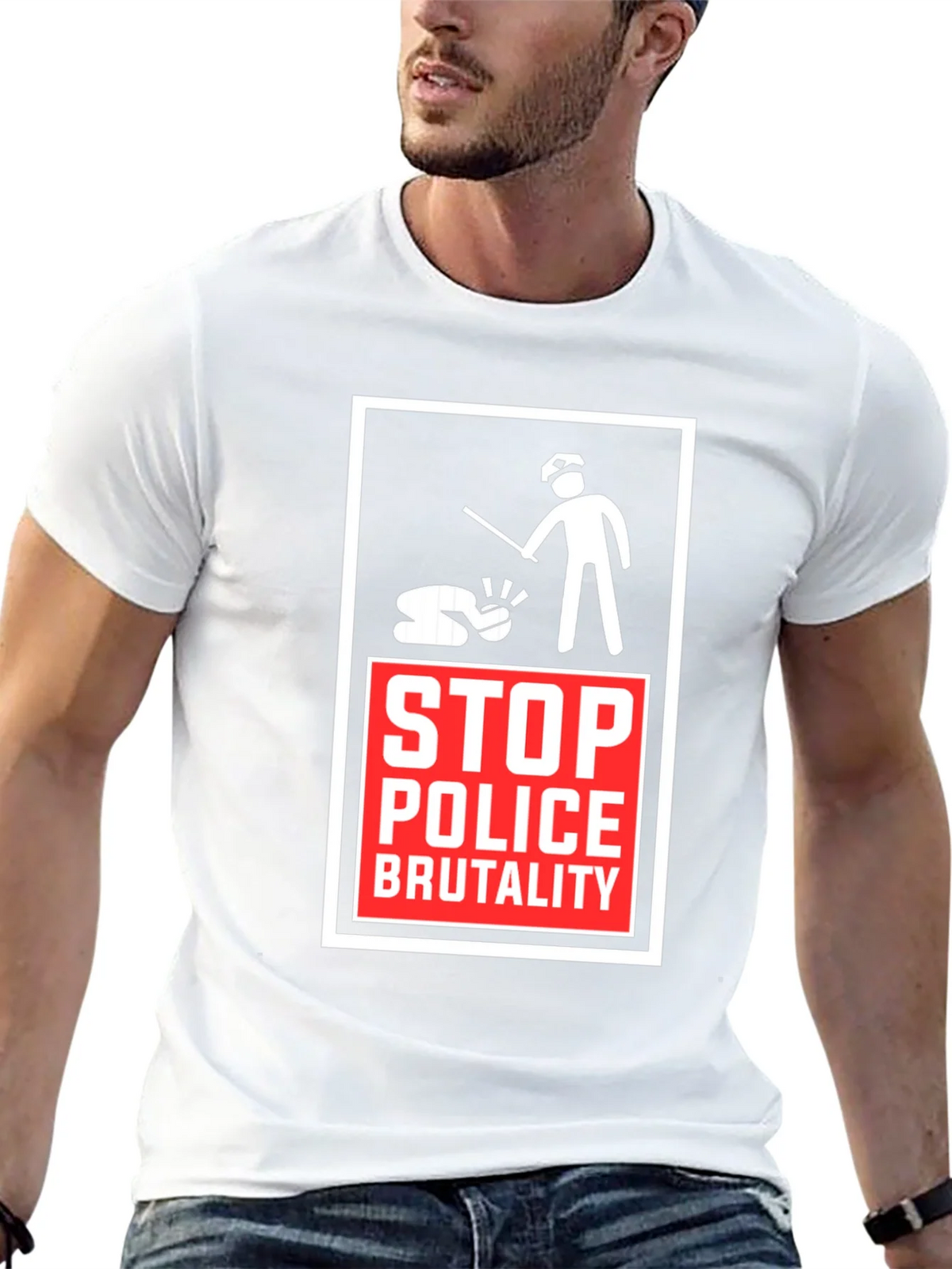 Stop Police Brutality Graphic Tee product image 12