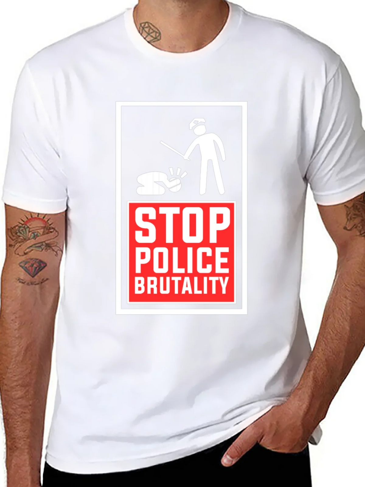 Stop Police Brutality Graphic Tee product image 7