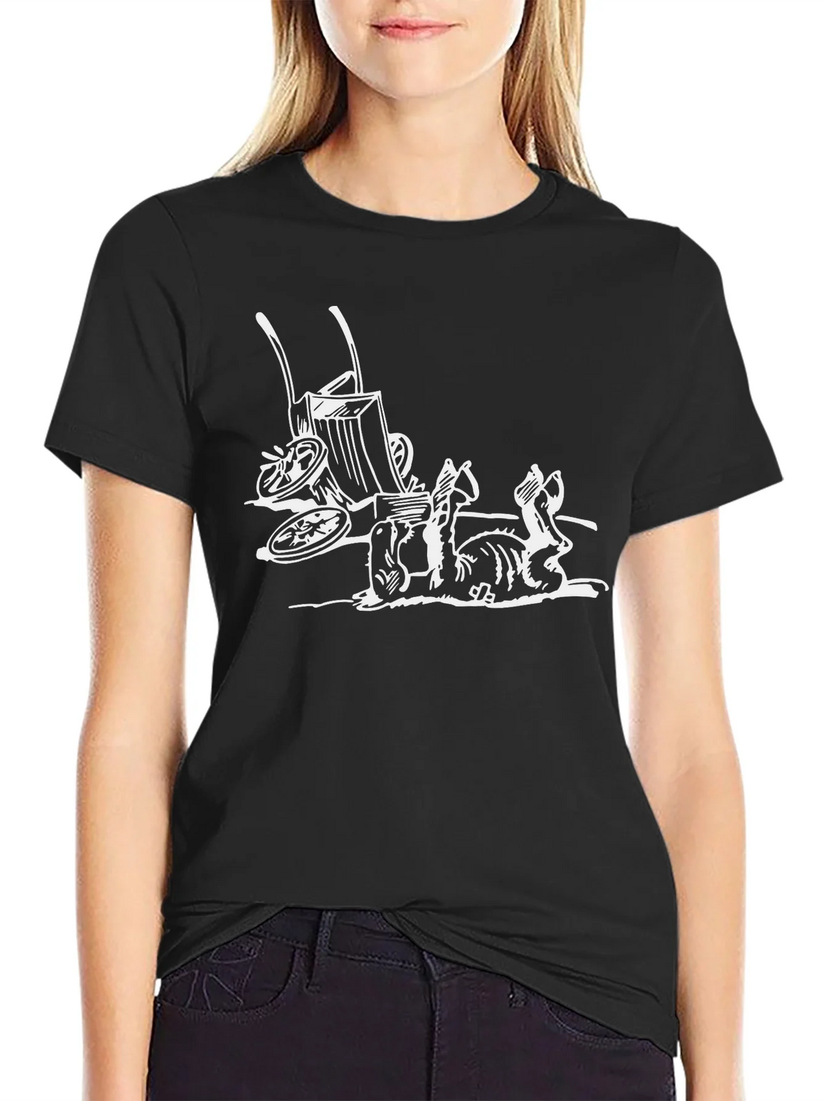 Mens Black T-Shirt - Monty Python Holy Grail Inspired product image 2