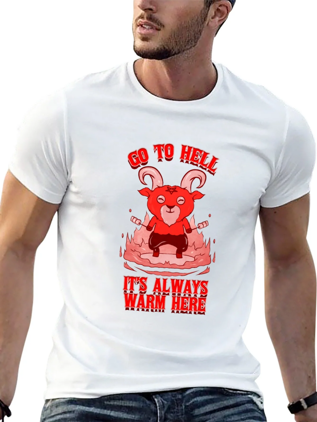 Go to Hell T-Shirt - Warm Here product image 12