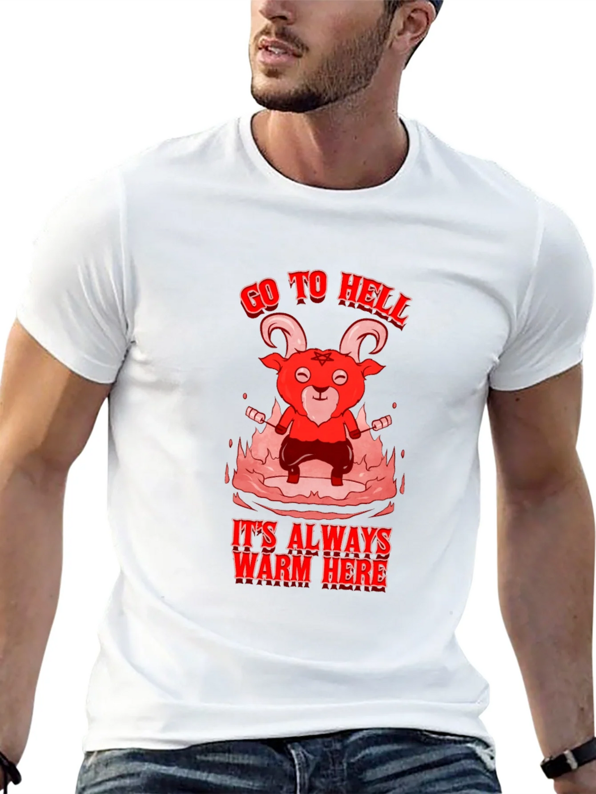 Go to Hell T-Shirt - Warm Here product image 12