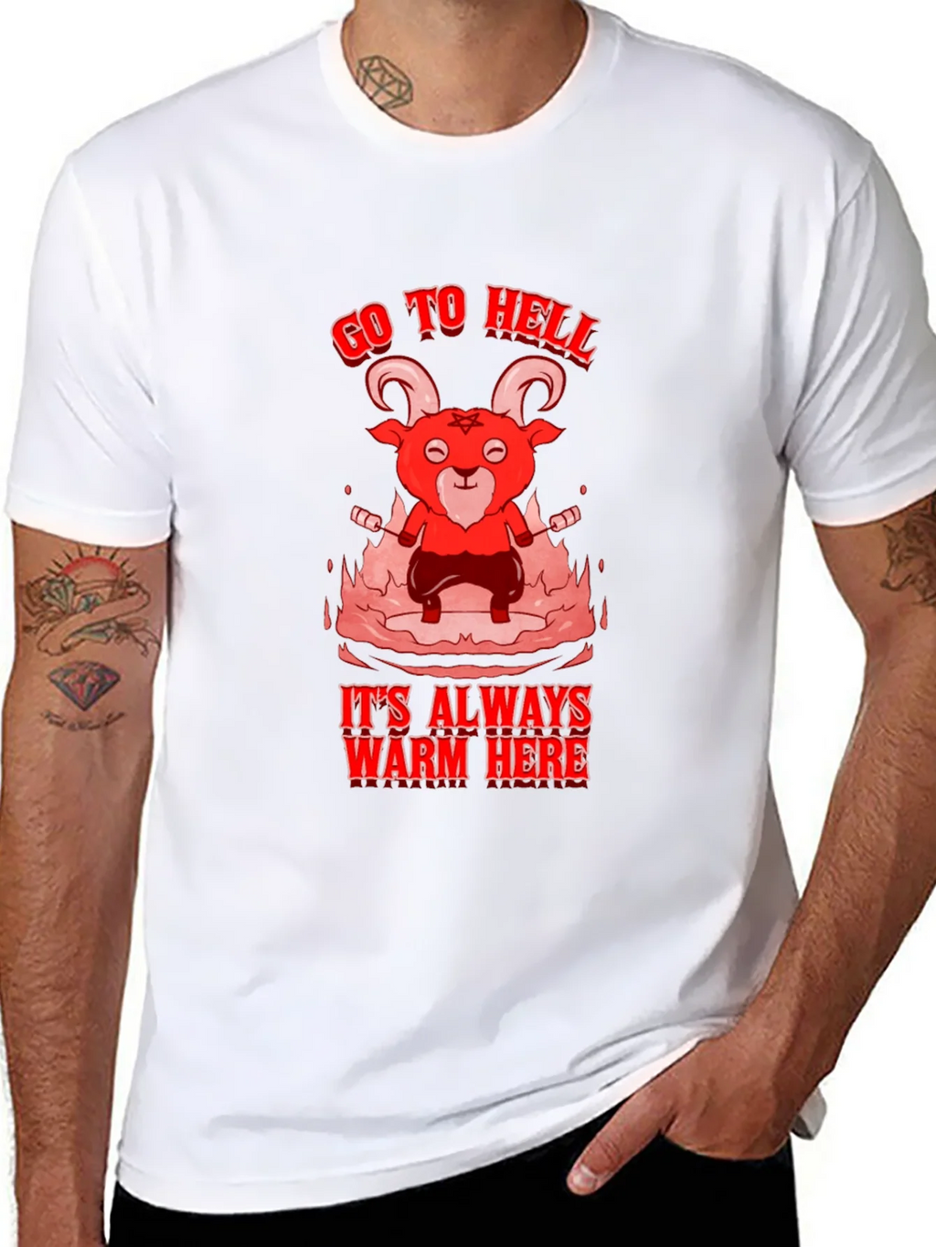 Go to Hell T-Shirt - Warm Here product image 7