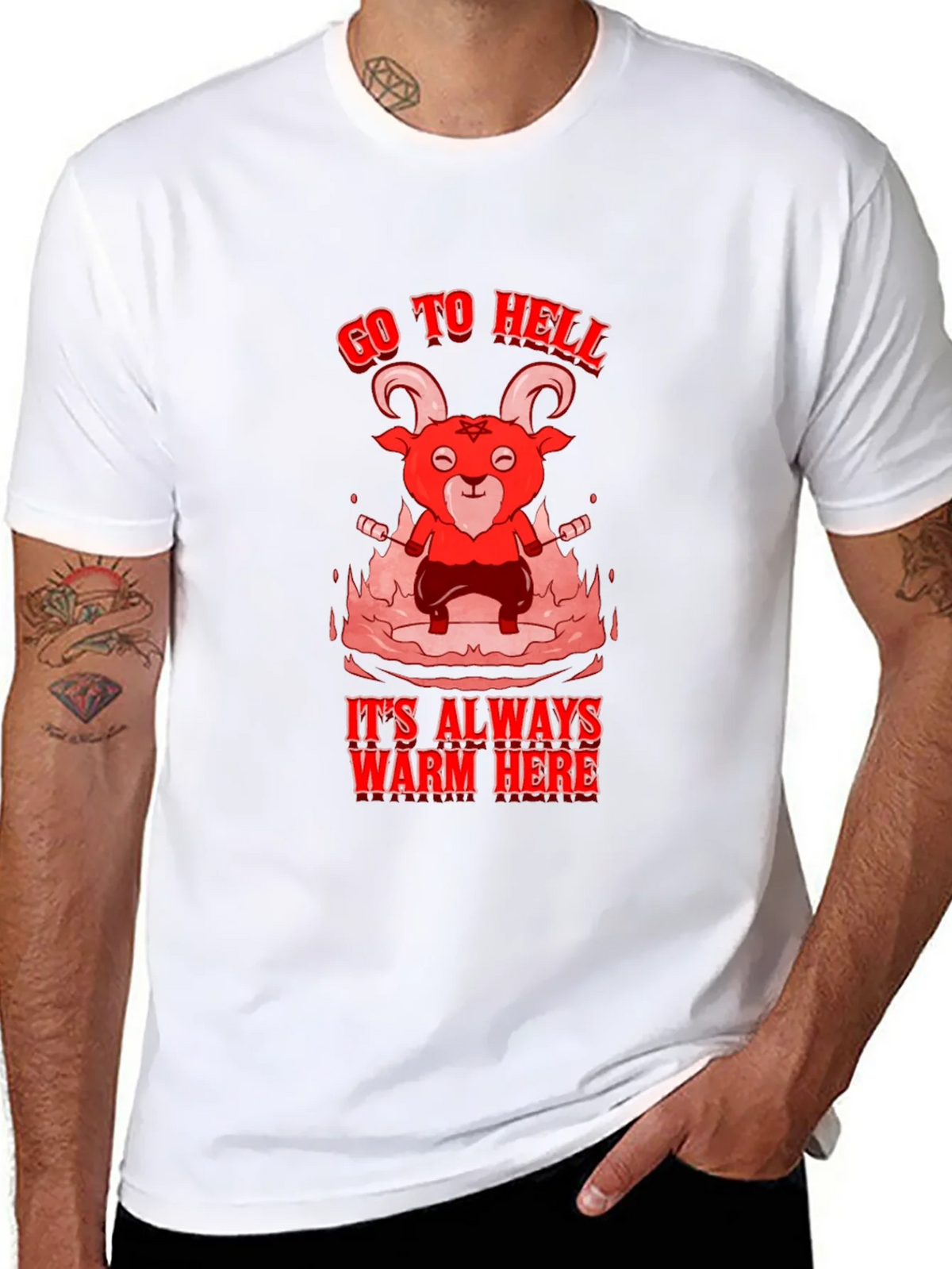 Go to Hell T-Shirt - Warm Here product image 7