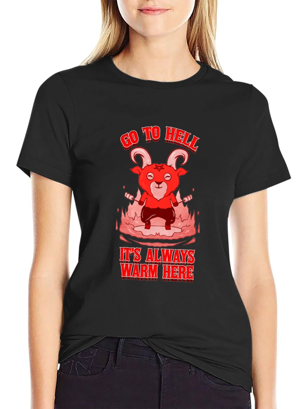 Go to Hell T-Shirt - Warm Here product image 2