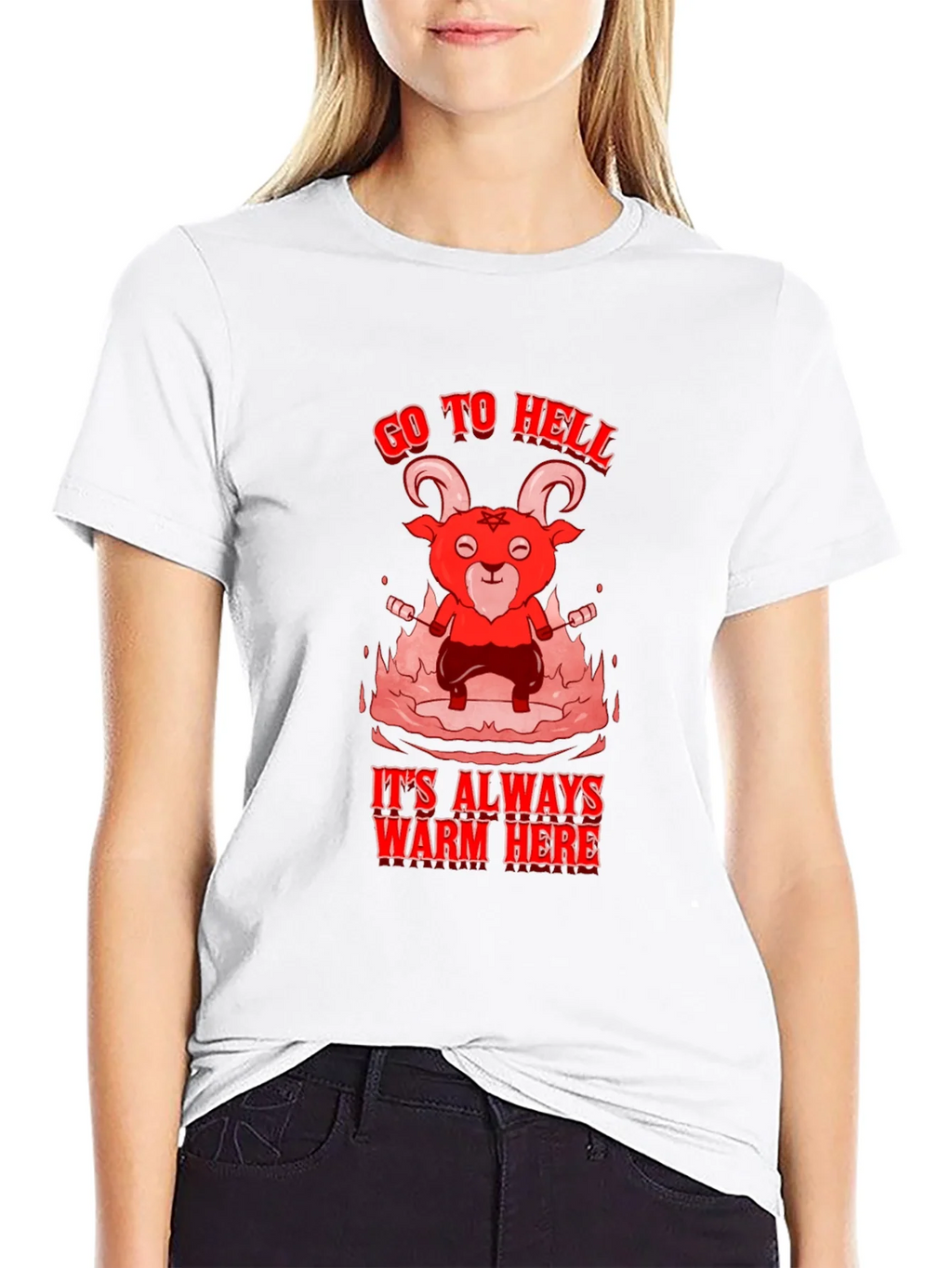 Go to Hell T-Shirt - Warm Here product image 8