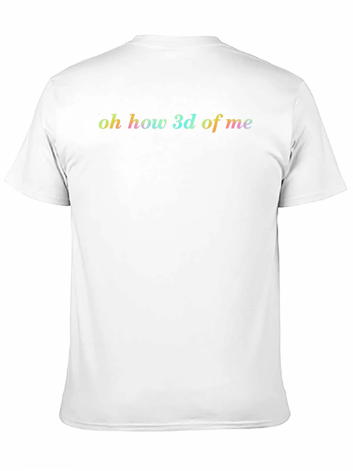 Oh How 3d Of Me Graphic Tee - Black product image 10
