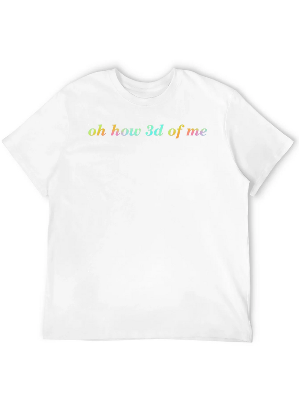Oh How 3d Of Me Graphic Tee - Black product image 11