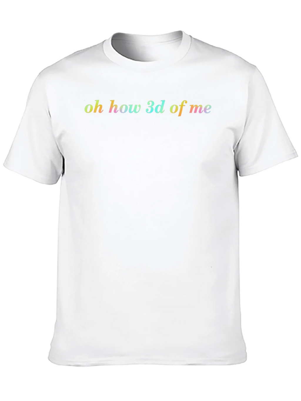 Oh How 3d Of Me Graphic Tee - Black product image 9