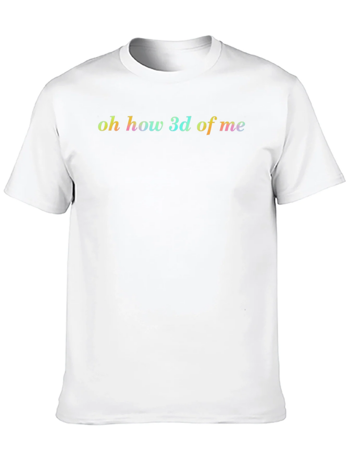 Oh How 3d Of Me Graphic Tee - Black product image 9