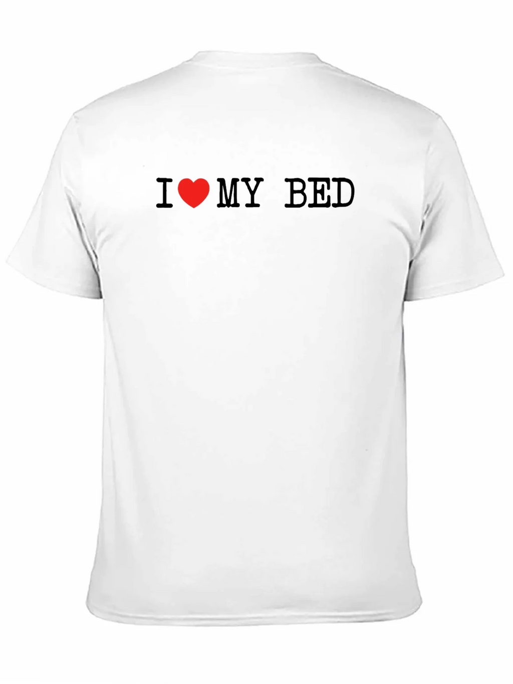 I Love My Bed Black T-Shirt product image 10