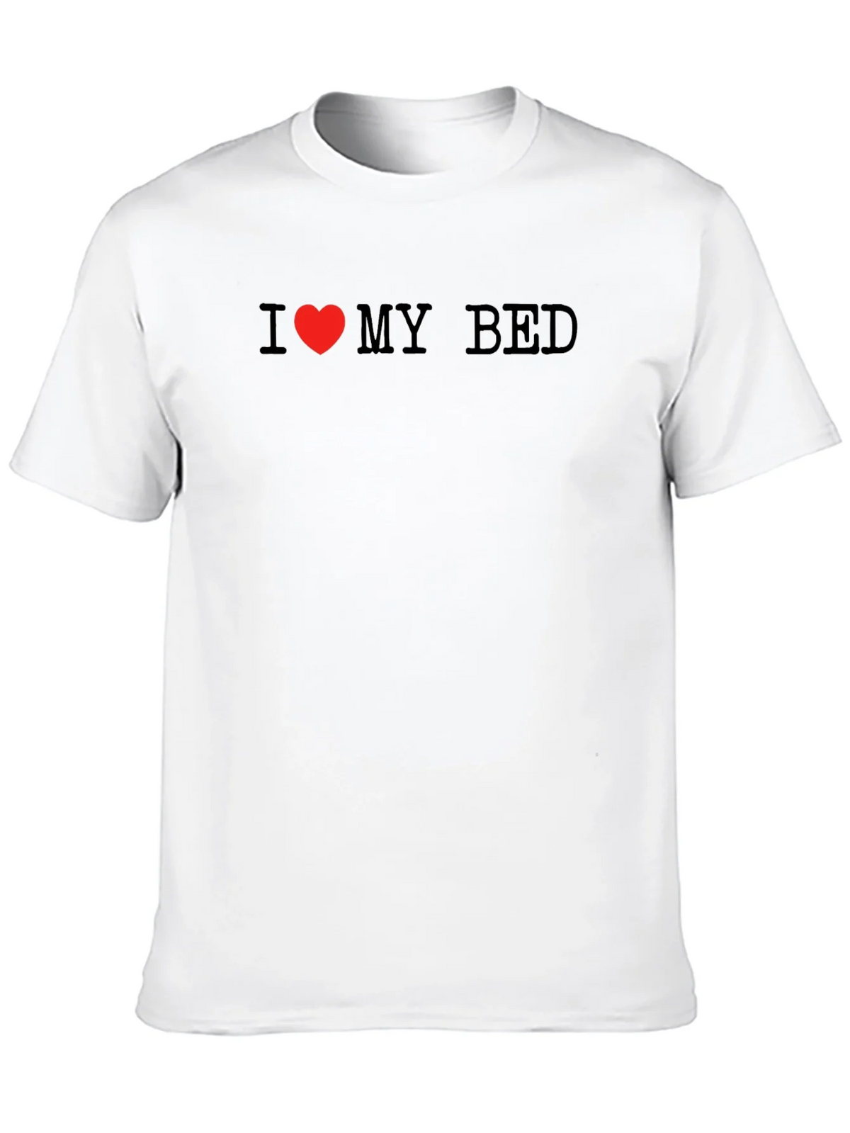 I Love My Bed Black T-Shirt product image 9