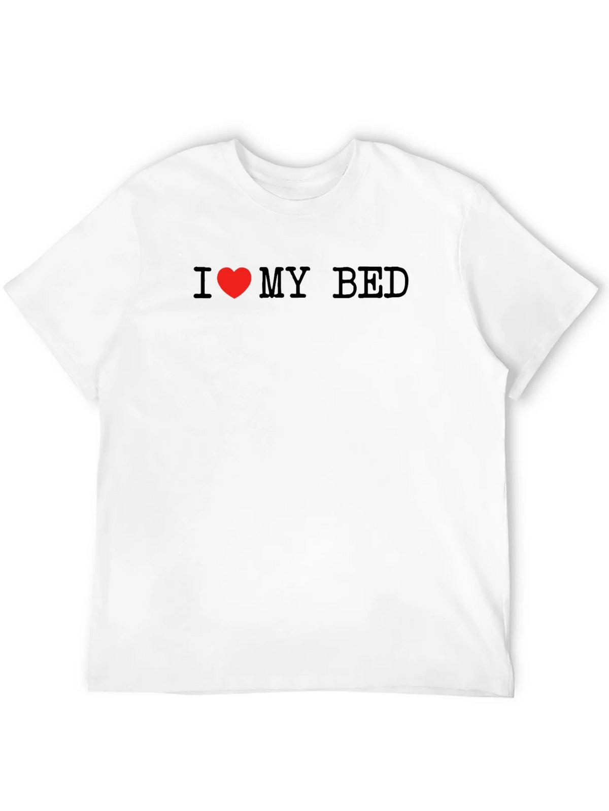 I Love My Bed Black T-Shirt product image 11