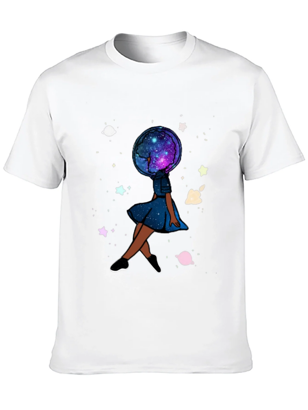 Celestial Dreamer T-Shirt - Galaxy Head Graphic Tee product image 9