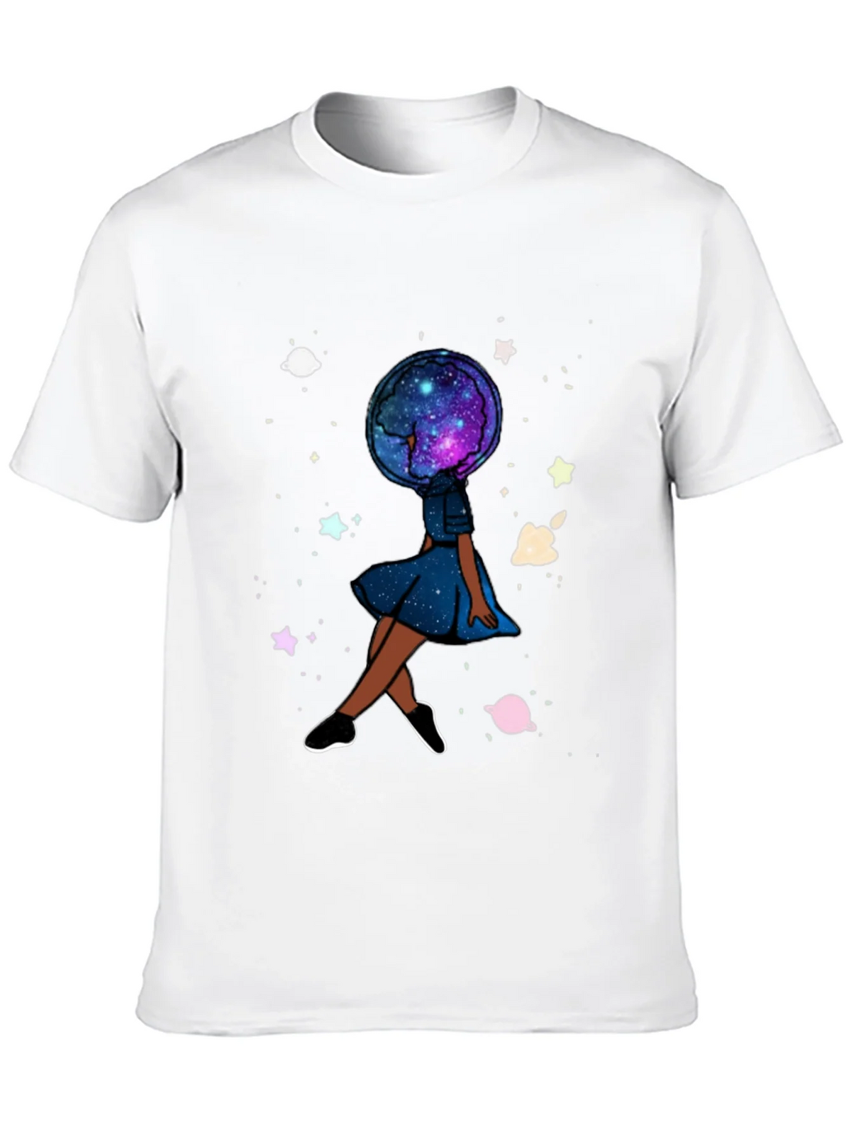 Celestial Dreamer T-Shirt - Galaxy Head Graphic Tee product image 9