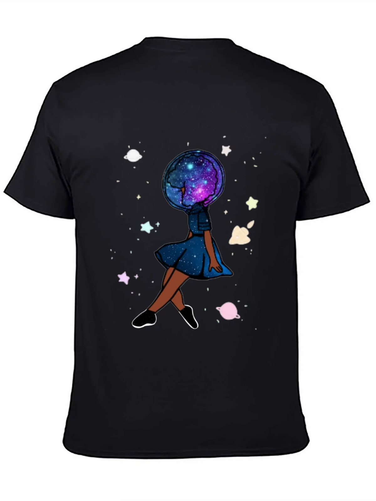 Celestial Dreamer T-Shirt - Galaxy Head Graphic Tee product image 4