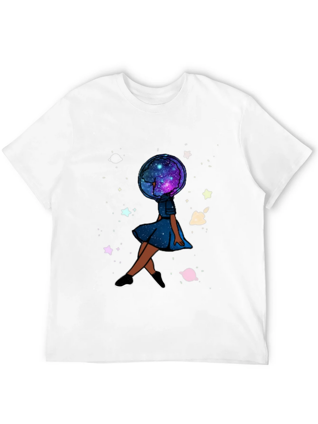 Celestial Dreamer T-Shirt - Galaxy Head Graphic Tee product image 11