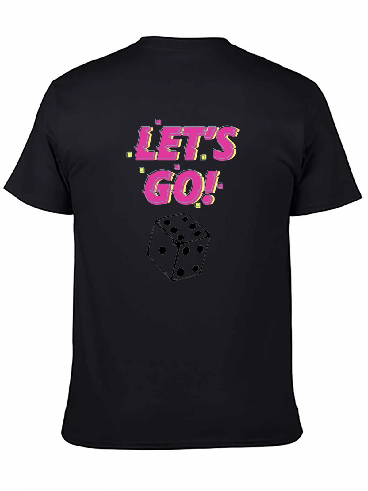Lets Go Dice Graphic T-Shirt product image 4