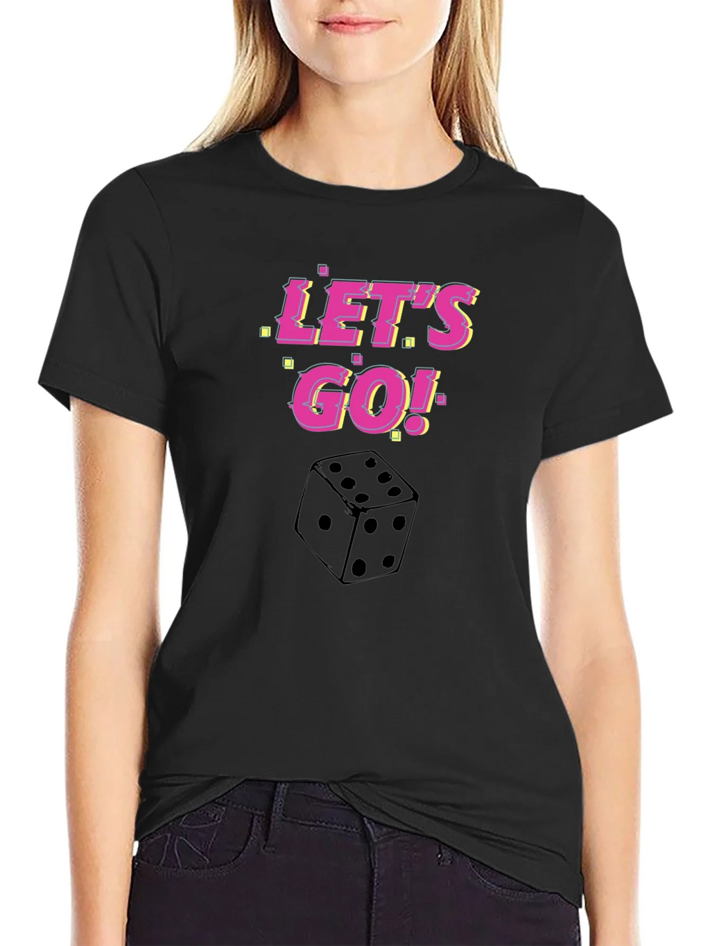 Lets Go Dice Graphic T-Shirt product image 2
