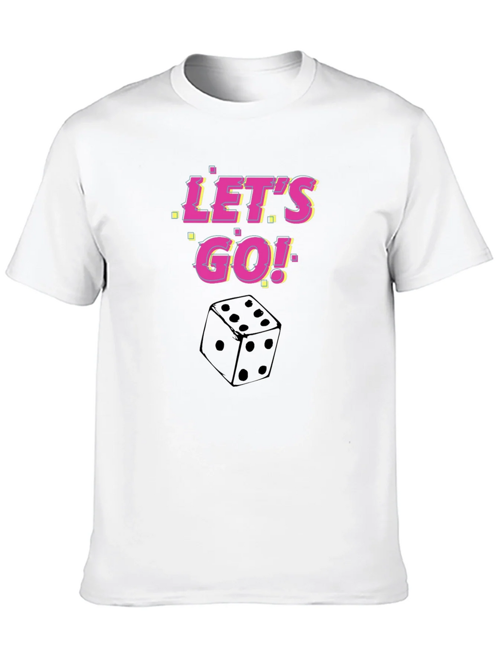 Lets Go Dice Graphic T-Shirt product image 9
