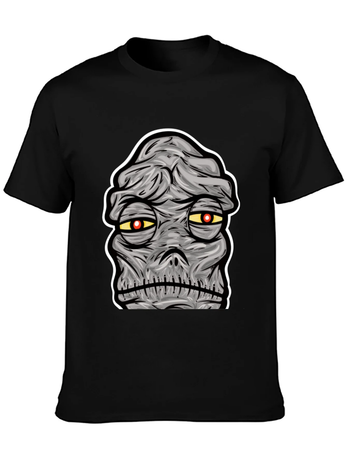 Mummy Graphic Print Black T-Shirt product image 3