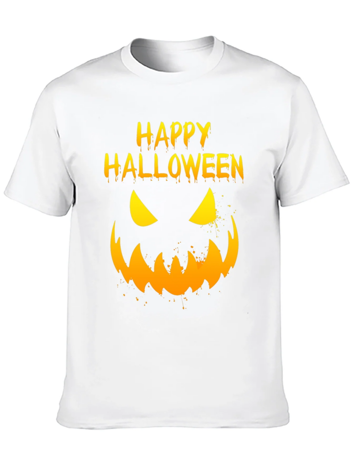 Happy Halloween Pumpkin Face Graphic T-Shirt product image 9