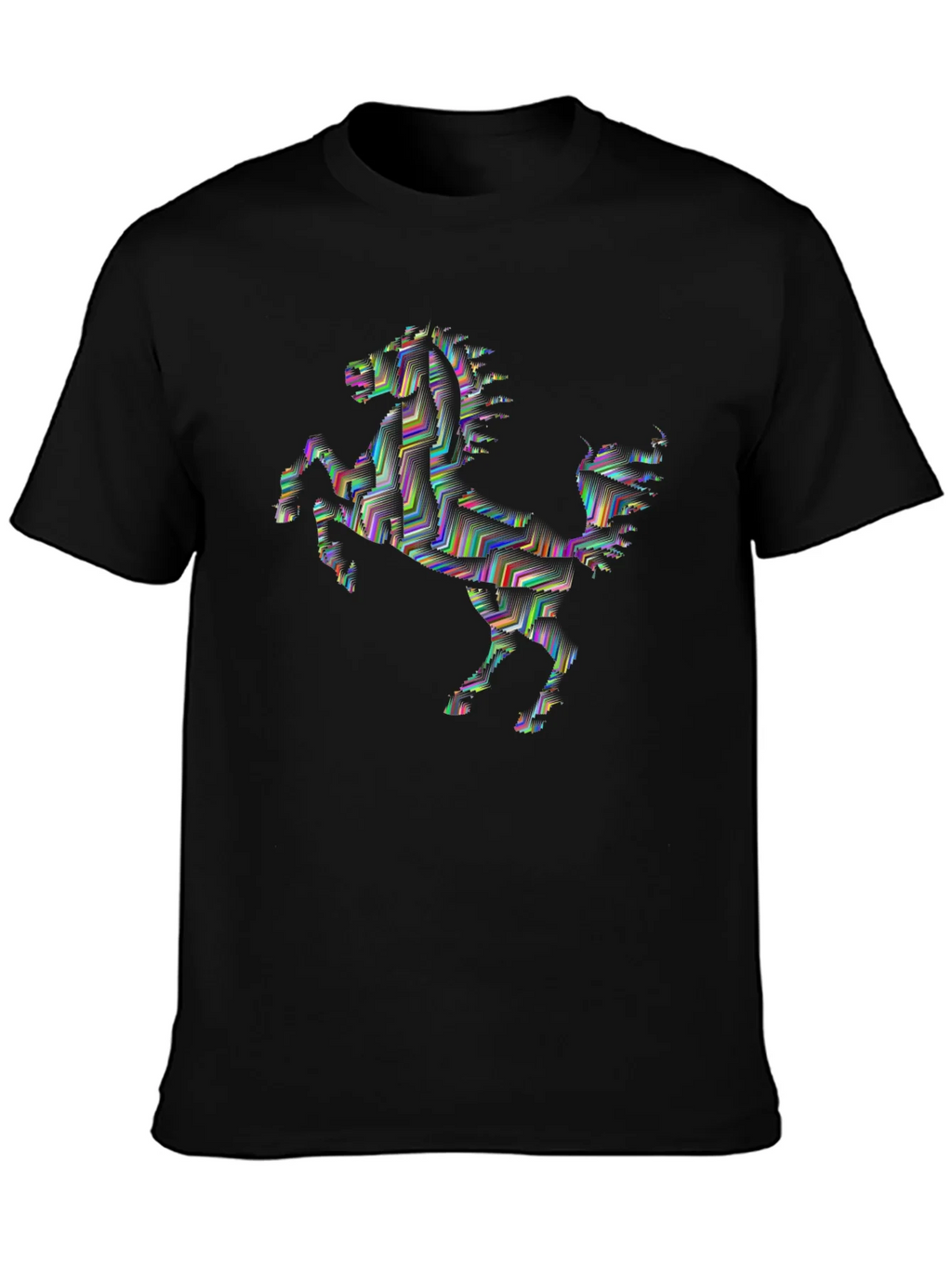 Abstract Horse Graphic Tee - Black product image 3