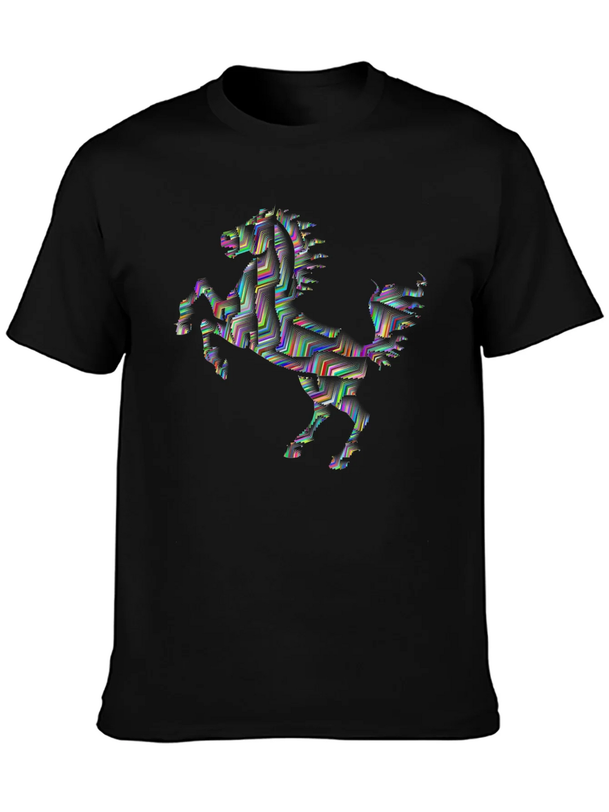 Abstract Horse Graphic Tee - Black product image 3