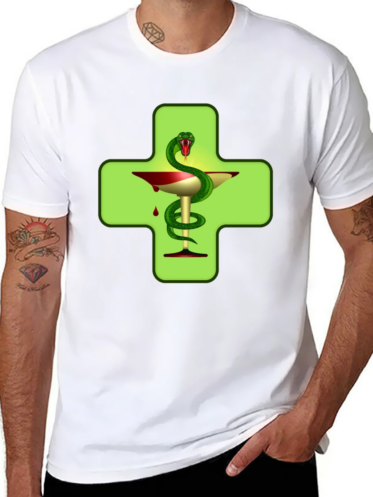 Caduceus T-Shirt: Medicine Symbol Tee product image 7