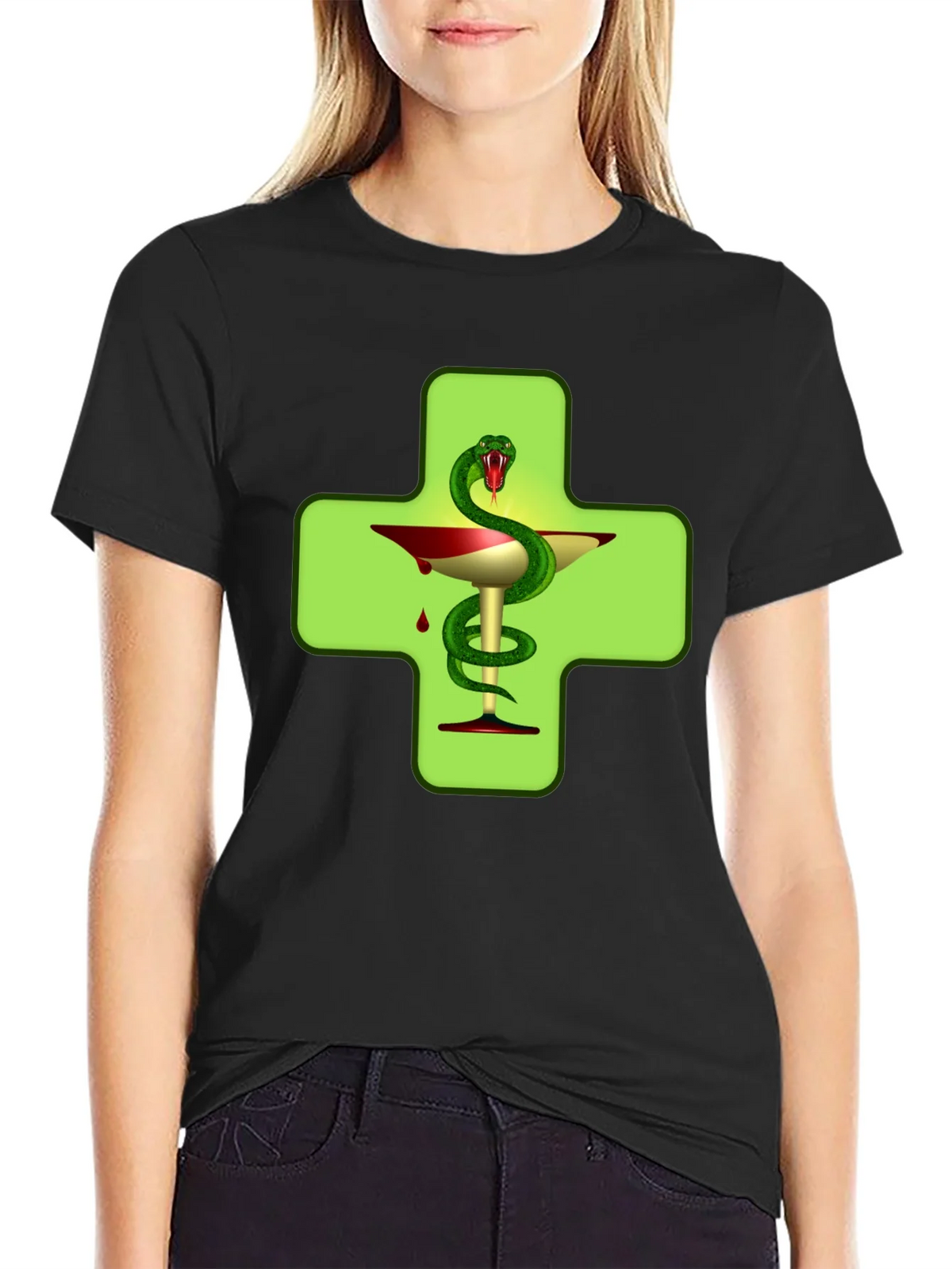 Caduceus T-Shirt: Medicine Symbol Tee product image 2