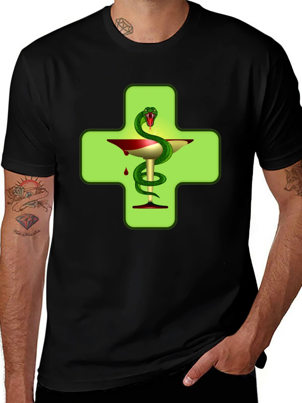 Caduceus T-Shirt: Medicine Symbol Tee product image 1
