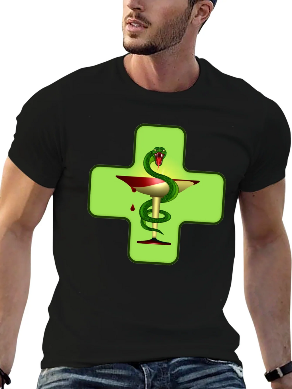 Caduceus T-Shirt: Medicine Symbol Tee product image 6