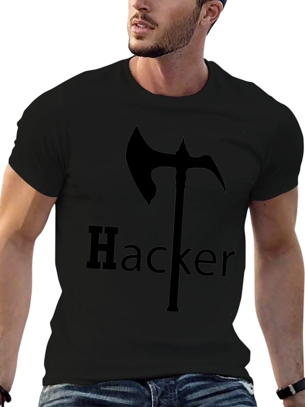 Hacker Axe T-Shirt - Edgy Graphic Tee product image 6
