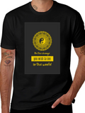 Yin Yang Mandala Graphic T-Shirt - Be the Change product image 1