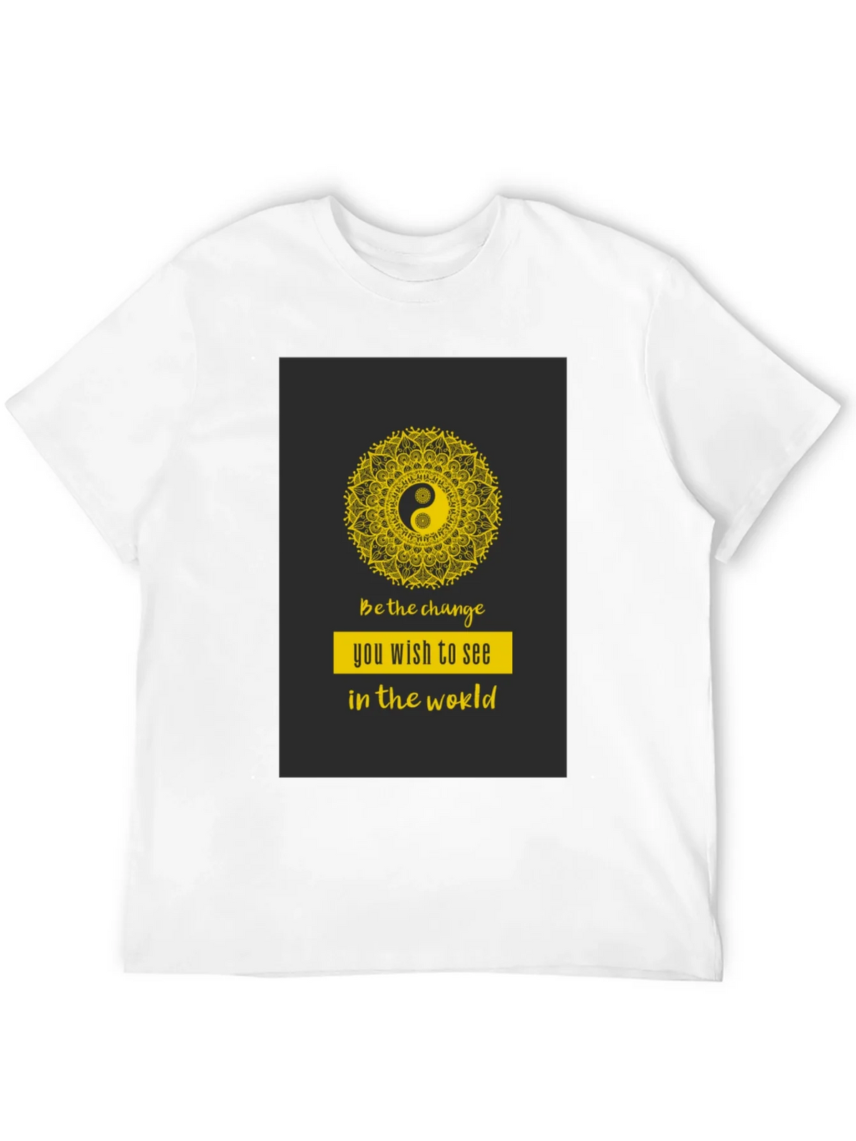 Yin Yang Mandala Graphic T-Shirt - Be the Change product image 11