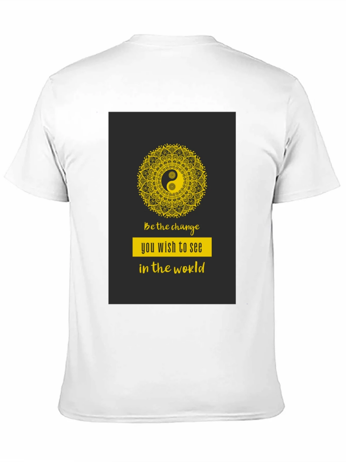 Yin Yang Mandala Graphic T-Shirt - Be the Change product image 10