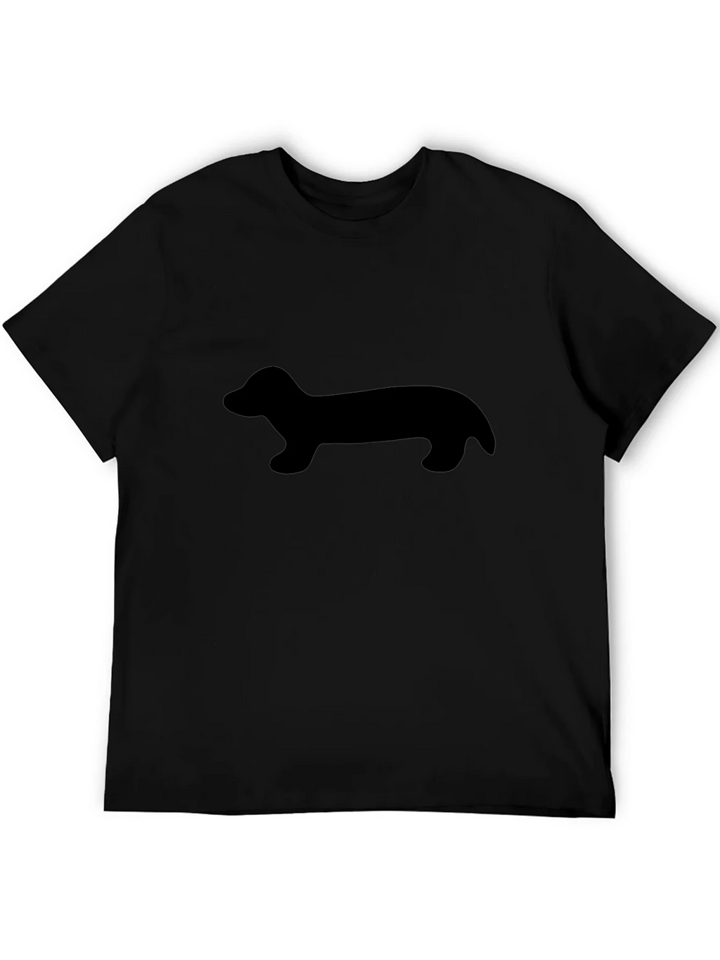 Dachshund Silhouette Black T-Shirt product image 5